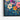 Vibrant Floral Music Framed Canvas (Black) / 14 x 11