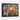 Vibrant Floral Fusion Framed Canvas (Black) / 24 x 18