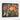 Vibrant Floral Fusion Framed Canvas (Black) / 20 x 16