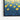 Golden Blossom Horizon Framed Canvas (Black) / 40 x 30