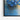 Blue Blossoms Sunrise Framed Canvas (Black) / 48 x 32