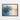 Blue Blossoms Sunrise Framed Canvas (Walnut) / 32 x 24