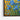 Golden Iris Bloom Framed Canvas (Black) / 32 x 48