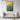 Golden Iris Bloom Framed Canvas (Black) / 32 x 48