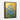 Golden Iris Bloom Framed Canvas (Black) / 18 x 24
