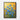 Golden Iris Bloom Framed Canvas (Black) / 18 x 24