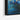 Radiant Blue Irises Framed Canvas (Black) / 48 x 32