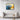 Radiant Blue Irises Framed Canvas (Black) / 32 x 24