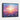 Sunset Blossom Field Framed Canvas (Black) / 10 x 8