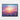 Sunset Blossom Field Framed Canvas (Black) / 14 x 11