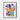 Playful Animal Parade Framed Canvas (Black) / 11 x 14