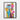 Vibrant Animal Parade Framed Canvas (Black) / 18 x 24