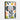 Playful Jungle Pals Framed Canvas (Black) / 20 x 30