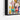 Colorful Safari Companions Framed Canvas (Black) / 32 x 48