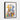Colorful Safari Companions Framed Canvas (Black) / 24 x 32