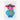 Colorful Cartoon Cow Fine Art Print / 20 x 30