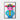 Colorful Cartoon Cow Framed Canvas (Black) / 20 x 30