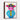 Colorful Cartoon Cow Framed Canvas (Walnut) / 16 x 20