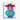 Colorful Cartoon Cow Canvas Wrap / 16 x 20