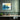 Misty Pine Reflection Framed Canvas (Black) / 14 x 11