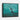 Turquoise Oilfields Framed Canvas (Black) / 14 x 11