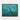 Turquoise Oilfields Framed Canvas (Black) / 14 x 11