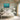 Turquoise Oilfields Framed Canvas (Black) / 20 x 16