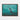 Turquoise Oilfields Framed Canvas (Walnut) / 40 x 30