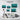 Turquoise Oilfields Canvas Wrap / 48 x 32