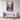 Neon City Lights Framed Canvas (Black) / 20 x 30