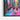 Neon City Lights Framed Canvas (Black) / 16 x 20