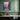 Neon City Lights Framed Canvas (Black) / 16 x 20
