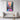 Neon City Lights Framed Canvas (Walnut) / 32 x 48