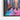 Neon City Lights Framed Canvas (Walnut) / 16 x 20