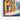 Colorful Colonial Street Framed Canvas (Black) / 48 x 32