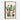 Cactus & Tribal Pots Framed Canvas (Black) / 32 x 48