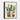 Cactus & Tribal Pots Framed Canvas (Black) / 11 x 14