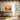 Desert Flame Horizon Framed Canvas (Black) / 32 x 24
