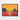 Desert Flame Horizon Framed Canvas (Walnut) / 32 x 24