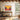 Desert Flame Horizon Framed Canvas (Walnut) / 40 x 30