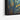 Galactic Desert Glow Framed Canvas (Black) / 48 x 32