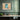 Turquoise Threshold Whimsy Framed Canvas (Black) / 20 x 16