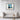 Coastal Cat Serenity Framed Canvas (Black) / 32 x 24