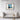 Coastal Cat Serenity Framed Canvas (Walnut) / 48 x 32