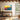 Spectrum Cityscape Framed Canvas (Black) / 48 x 32