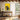 Yellow Dreamscape Framed Canvas (Black) / 20 x 30