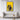 Yellow Dreamscape Framed Canvas (Black) / 32 x 48