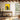 Yellow Dreamscape Framed Canvas (Black) / 24 x 32