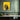 Yellow Dreamscape Framed Canvas (Black) / 16 x 20