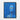 Azure Abstraction Framed Canvas (Black) / 24 x 32
